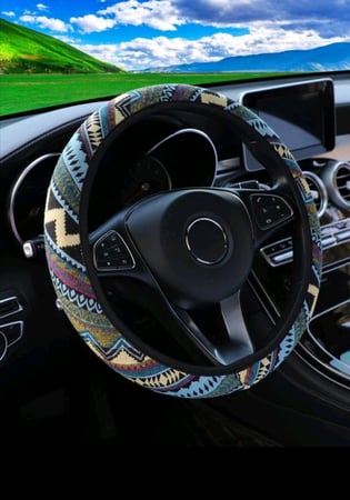 غطاء عجلة القيادة الوان متجانسة