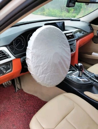 غطاء مقود السيارة حماية من أشعة الشمس