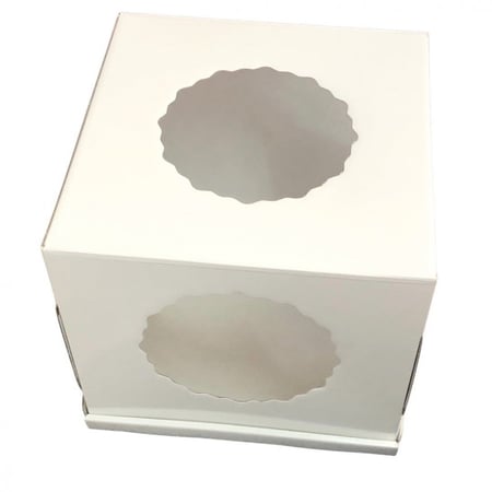 علب تغليف كيك / كرتون كيك متوسط / ادوات كيك ( قطعه واحده )