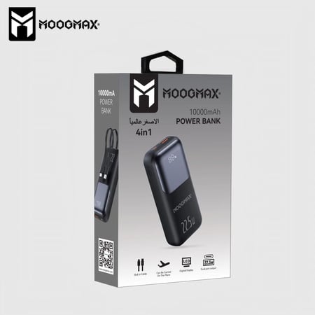شاحن متنقل 10000mAh MoogMax الأصغر عالمياً