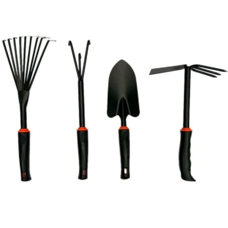 طقم أدوات الحميدي للحديقة ( 4 قطع أسود )