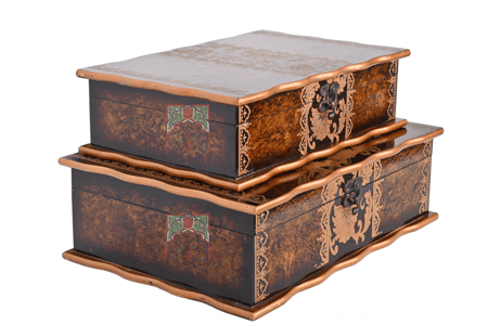 صندوق العود الفاخر قطعتين