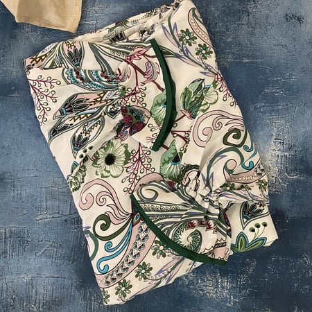 شرشف صلاة سحاب بكم مطاط مع كلوش بسيط