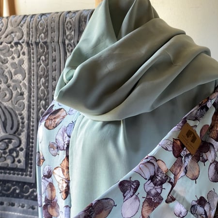 طقم صلاة سحاب مشجر( شرشف صلاة + سجادة)