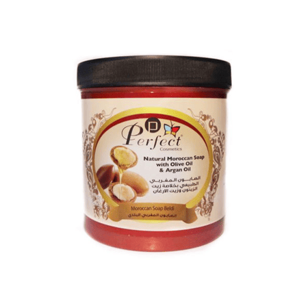 صابون المغربي بزيت الزيتون وزيت الارغان من بيرفكت 1000مل