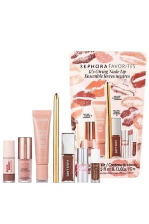 سيفورا مجموعة احمر الشفاه اتس جيفينج نود 7 قطع