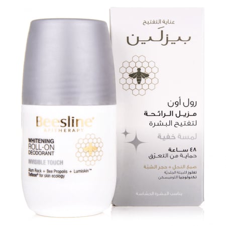 بيزلين مزيل الرائحة رول اون لتفتيح البشرة لمسة خفية 50مل