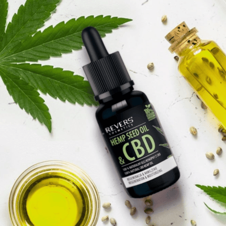 زيت بذور القنب الطبيعي مغذي للشعر والبشرة ريفز -15 مل