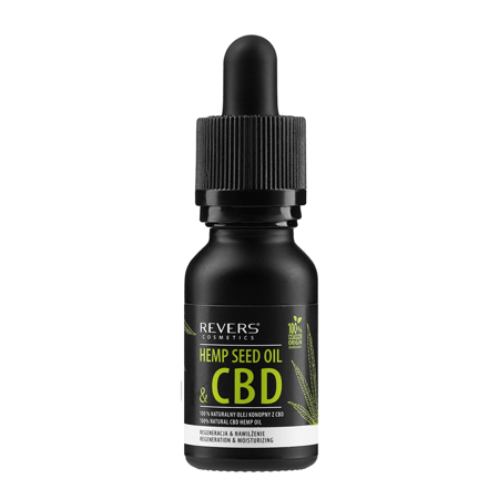 زيت بذور القنب الطبيعي مغذي للشعر والبشرة ريفز -15 مل