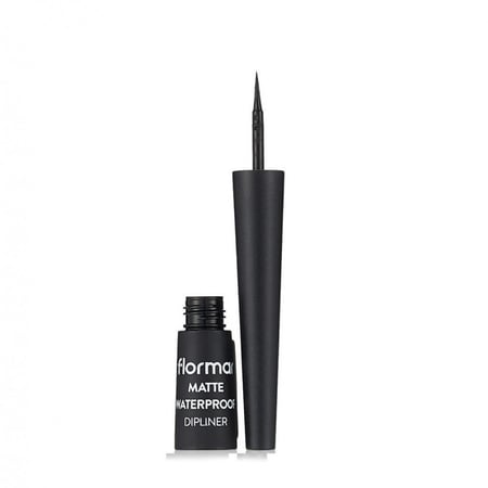 ايلاينر مطفي مقاوم للماء من فلورمار اسود 2.5مل - Flormar Matte Waterproof Dipliner Black