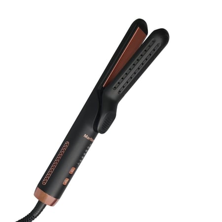 جهاز فرد وتصفيف الشعر مارلو سيراميك وجهاز تمويج الشعر 2في1