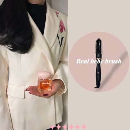 مجموعة GLAM DUO فرشاة حرارية + عطر الشعر