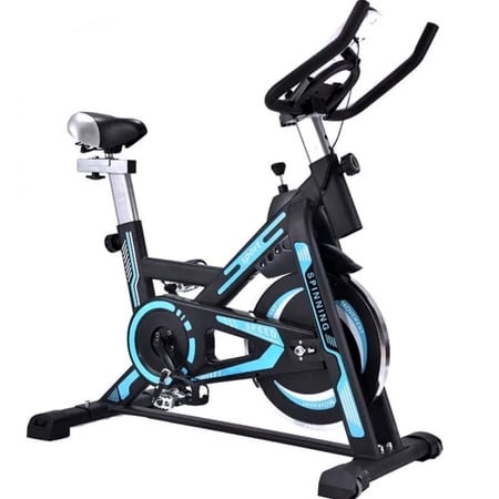 دراجة تمارين هوائية ثابته ازرق Spinning Bike Blue