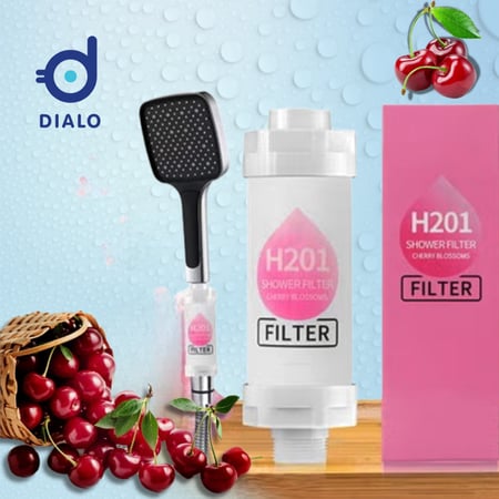 فلتر فيتامينات كرز - استحمام منعش وترطيب للبشرة والشعر