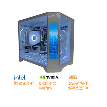 تجميعة متوسطة – white  I5 14400F – RTX 5060