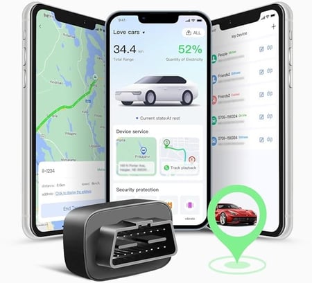 جهاز تتبع OBD صغير مخفي على  BOOLSEE GPS