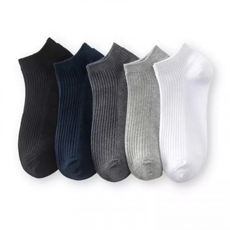 جوارب قطن مخطط 10 زوج