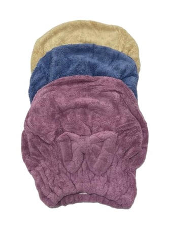 منشفة شعر ٣ حبات