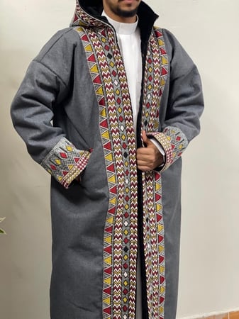 فروة سدو تراث  للجنسين مبطنة من الداخل