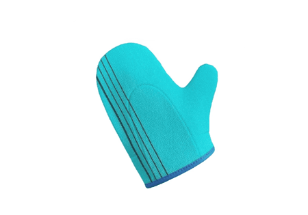 ليفة على شكل القفاز الكورية بابهام لتقشير الجسم متعددة الألوان