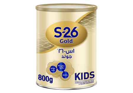 حليب اس 26  جولد كيدز عبوة 800 جرام
