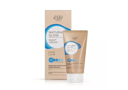 ايفا كريم ليلي اشراقة طبيعية يوحد لون البشرة 50جرام