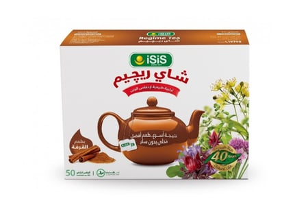 ايزيس شاي اعشاب رجيم بالقرفة 50 كيس