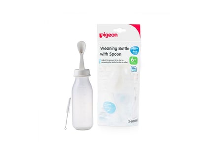 بيجون رضاعة فطام مع ملعقة 240مل