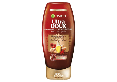 غارنييه بلسم بزيت الخروع واللوز المعالج 360مل