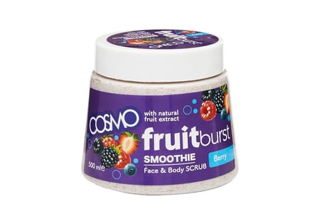 كوزمو صنفرة للوجة والجسم بالتوت 500مل