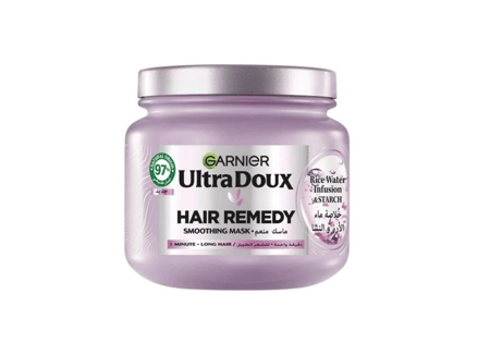 غارنييه ماسك شعر منعم بخلاصة ماء الارز والنشا 340مل