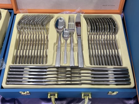 طقم ملاعق 72 قطعه استيل 18/10