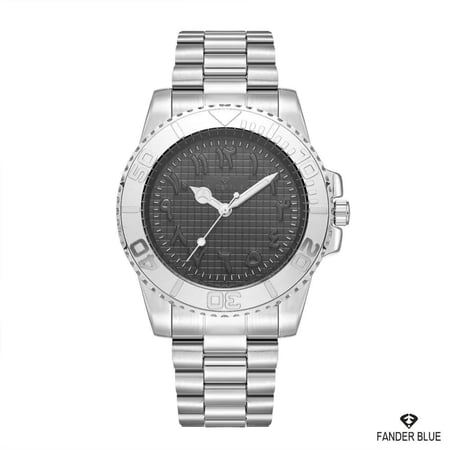 ساعة رجالية فاخرة بقرص متحرك بلمسة رياضية من فاندربلو