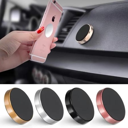 حامل جوال مغناطيسي صغير متعدد الاستخدامات أسود