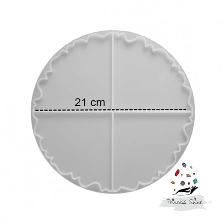 357 - قالب سيلكون مقسم