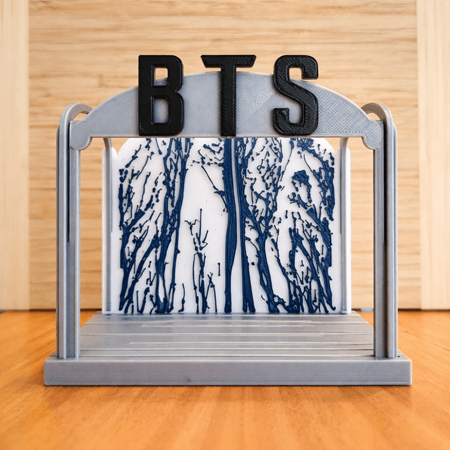 مجسم مسرح BTS ديكوري – تصميم ثلاثي الأبعاد