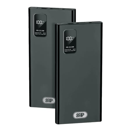 شاحن متنقل 10000 22.5W(منفذ PD 18W+منفذين USB)مع شاشة