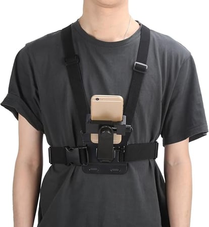 حزام تثبيت على الصدر متعدد الوظائف للهاتف المحمول