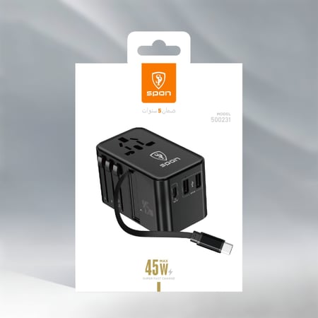 محول شحن سفري عالمي GaN – 35W / 45W / 70W