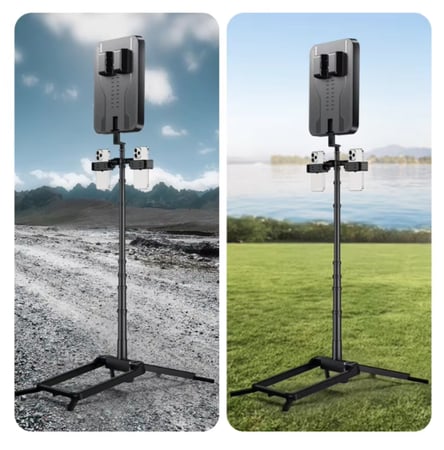 اضاءة تصوير مع بطارية