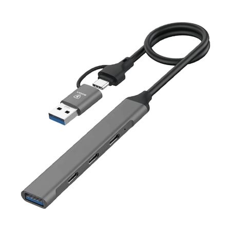 تحويلة تايب سي  USB  للجوال واللابتوب 4 في 2