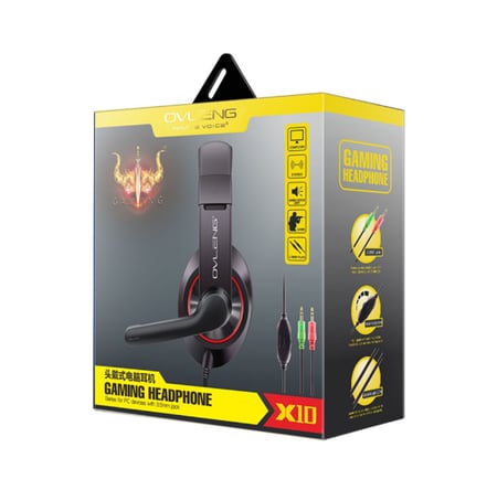 سماعة العاب ovleng headset ovx10 black