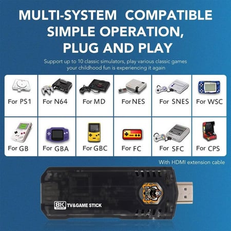 وحدة تحكم الالعاب والمشاهدة GAME BOX 8k