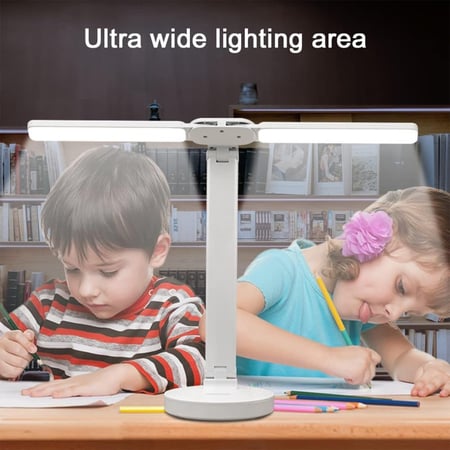 مصباح مكتب LED قابل للطي 2 في 1