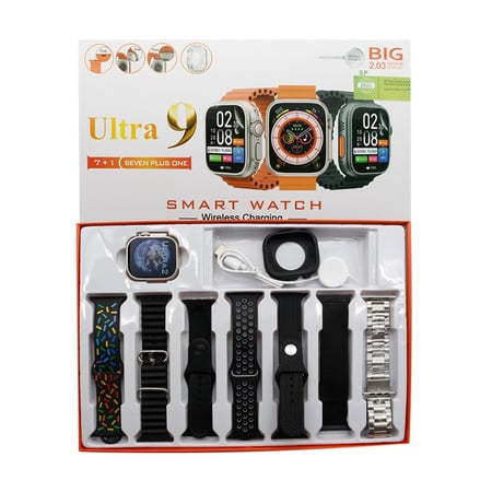 ساعة ULTRA مع 7 اساور   مع اطار