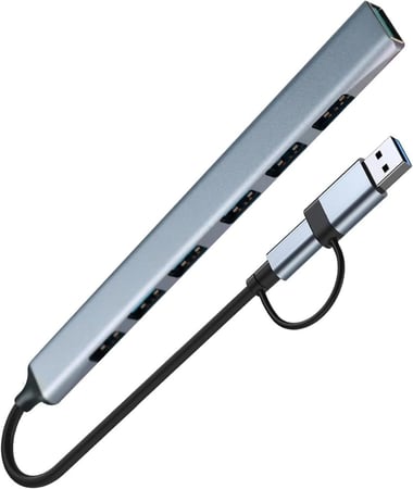 تحويلة تايب سي  USB  للجوال واللابتوب 7 في 2