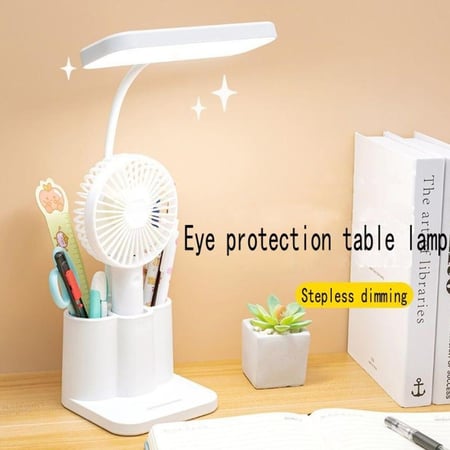 مصباح مكتب LED مع حامل اغراض المكتب
