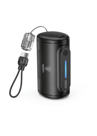 باور بانك - بسعة 10,000 مللي أمبير وقوة شحن 22.5 واط مع كيبل مدمج