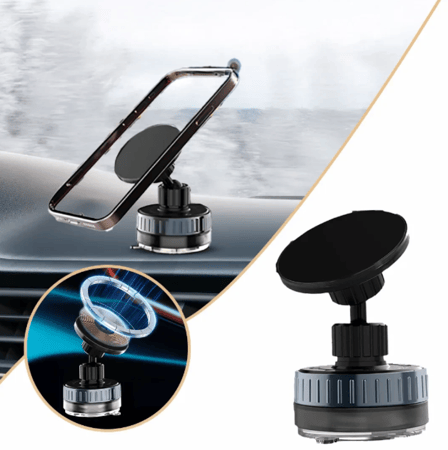 حامل سبون المغناطيسي بقاعدة الشفط النانوية