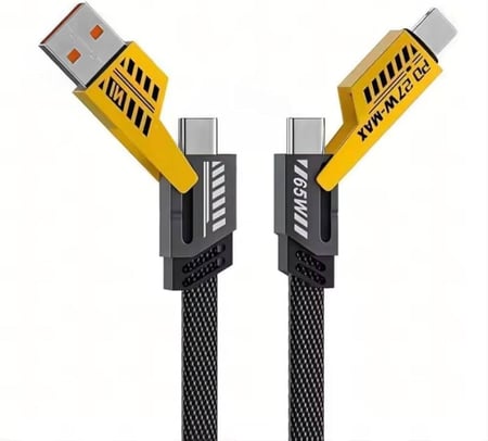 بكج الشحن المتكامل (3 شواحن + 3 كيابل + توصيلة كهربائية)